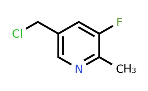 CAS 1379065-65-2 | 5-(Chloromethyl)-3-fluoro-2-methylpyridine