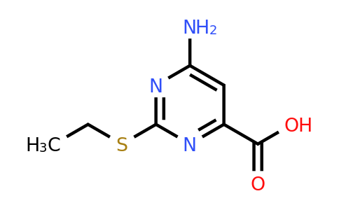 CAS 1379105-91-5 | 6-amino-2-(ethylsulfanyl)pyrimidine-4-carboxylic acid