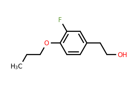 CAS 1379162-48-7 | 2-(3-Fluoro-4-propoxyphenyl)ethanol