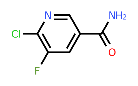 CAS 1379210-39-5 | 6-chloro-5-fluoropyridine-3-carboxamide