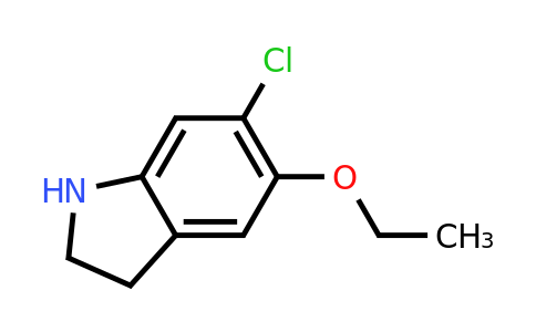 CAS 1379238-66-0 | 6-chloro-5-ethoxy-2,3-dihydro-1H-indole