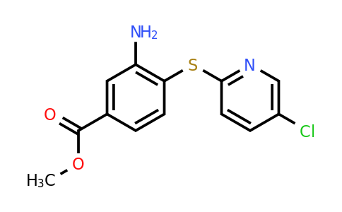 CAS 1379272-52-2 | methyl 3-amino-4-[(5-chloropyridin-2-yl)sulfanyl]benzoate