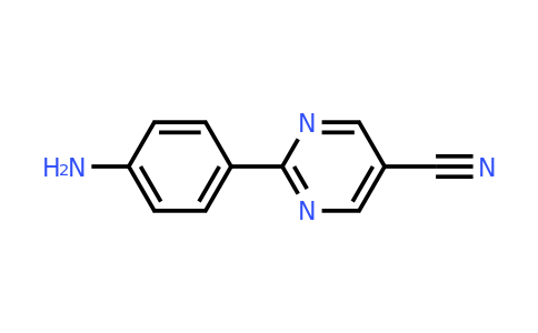 CAS 1379303-16-8 | 2-(4-Aminophenyl)pyrimidine-5-carbonitrile