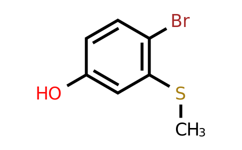 CAS 1379306-40-7 | 4-Bromo-3-(methylthio)phenol