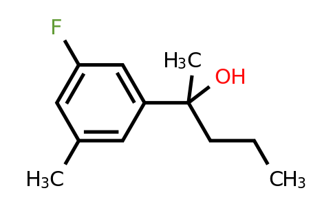 CAS 1379311-93-9 | 2-(3-Fluoro-5-methylphenyl)pentan-2-ol