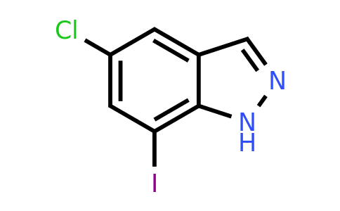 CAS 1379317-48-2 | 5-chloro-7-iodo-1H-indazole