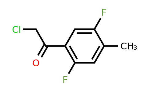 CAS 1379327-18-0 | 2-chloro-1-(2,5-difluoro-4-methylphenyl)ethan-1-one