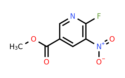 CAS 1379331-55-1 | methyl 6-fluoro-5-nitropyridine-3-carboxylate