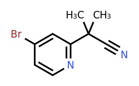CAS 1379342-42-3 | 2-(4-bromo-2-pyridyl)-2-methyl-propanenitrile