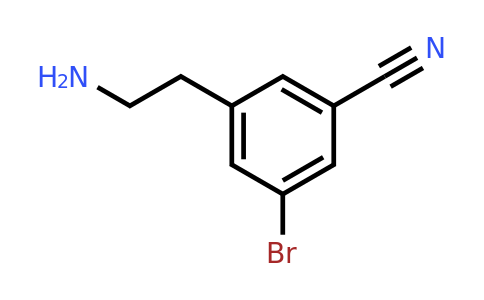 CAS 1379347-13-3 | 3-(2-Aminoethyl)-5-bromobenzonitrile