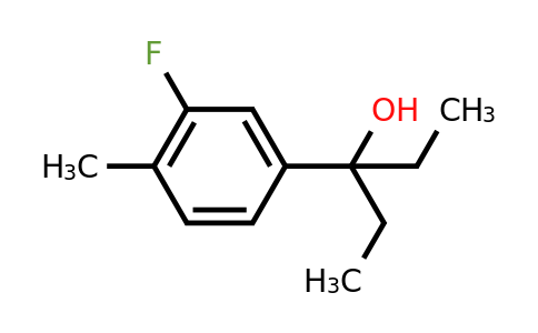 CAS 1379349-37-7 | 3-(3-Fluoro-4-methylphenyl)pentan-3-ol