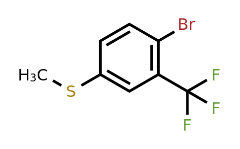 CAS 1379356-82-7 | 1-Bromo-4-(methylsulfanyl)-2-(trifluoromethyl)benzene