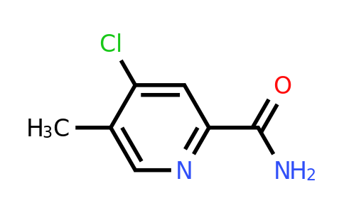 CAS 1379357-31-9 | 4-chloro-5-methylpyridine-2-carboxamide