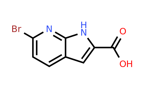 CAS 1379360-58-3 | 6-bromo-1H-pyrrolo[2,3-b]pyridine-2-carboxylic acid