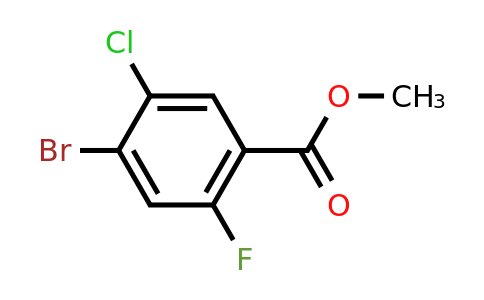CAS 1379366-11-6 | methyl 4-bromo-5-chloro-2-fluorobenzoate