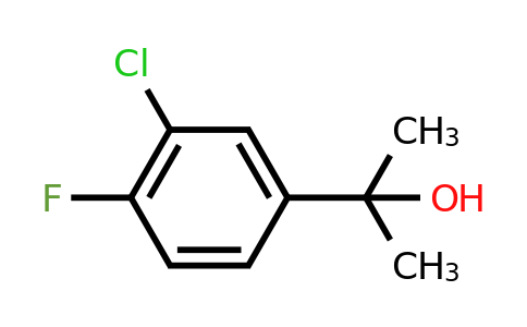 CAS 1379369-29-5 | 2-(3-Chloro-4-fluorophenyl)propan-2-ol