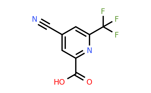 CAS 1379375-69-5 | 4-Cyano-6-(trifluoromethyl)pyridine-2-carboxylic acid