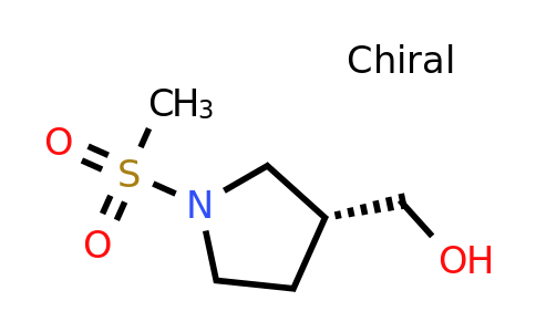 CAS 1379443-27-2 | [(3R)-1-methanesulfonylpyrrolidin-3-yl]methanol
