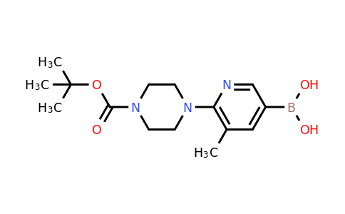 CAS 1379476-75-1 | (6-(4-(Tert-butoxycarbonyl)piperazin-1-yl)-5-methylpyridin-3-yl)boronic acid