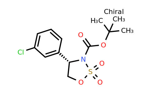 CAS 1379546-47-0 | (S)-3-Boc-4-(3-chlorophenyl)-1,2,3-oxathiazolidine 2,2-dioxide