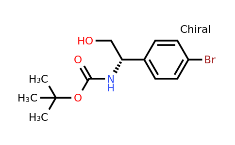 CAS 1379546-68-5 | Tert-Butyl N-[(1S)-1-(4-Bromophenyl)-2-Hydroxyethyl]Carbamate