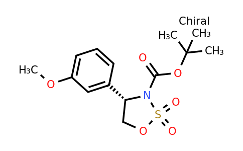 CAS 1379546-85-6 | (S)-3-Boc-4-(3-methoxyphenyl)-1,2,3-oxathiazolidine 2,2-dioxide