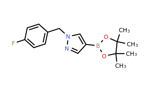 CAS 1379615-58-3 | 1-[(4-fluorophenyl)methyl]-4-(tetramethyl-1,3,2-dioxaborolan-2-yl)-1H-pyrazole