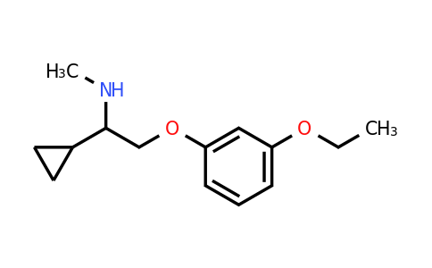 CAS 1379811-35-4 | 1-Cyclopropyl-2-(3-ethoxyphenoxy)-N-methylethanamine