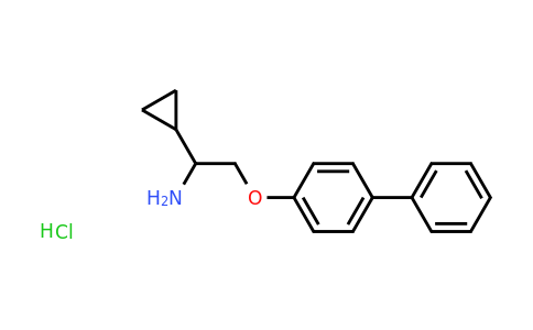 CAS 1379811-40-1 | 2-([1,1'-Biphenyl]-4-yloxy)-1-cyclopropylethanamine hydrochloride