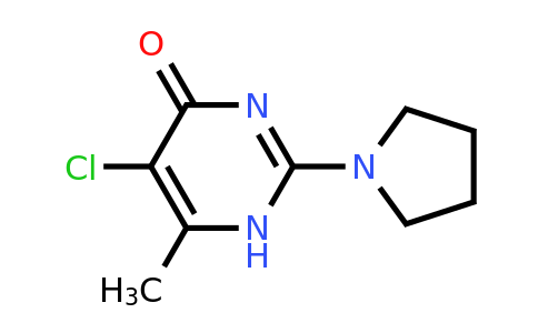 CAS 1379811-45-6 | 5-Chloro-6-methyl-2-(pyrrolidin-1-yl)pyrimidin-4(1H)-one