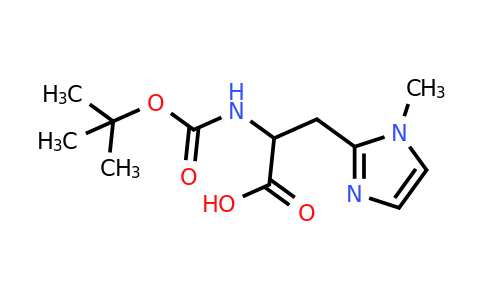 CAS 1379842-82-6 | 2-{[(tert-butoxy)carbonyl]amino}-3-(1-methyl-1H-imidazol-2-yl)propanoic acid