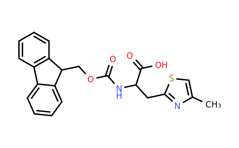 CAS 1379844-17-3 | 2-({[(9H-fluoren-9-yl)methoxy]carbonyl}amino)-3-(4-methyl-1,3-thiazol-2-yl)propanoic acid
