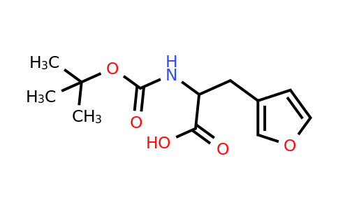 CAS 1379846-08-8 | 2-{[(tert-butoxy)carbonyl]amino}-3-(furan-3-yl)propanoic acid