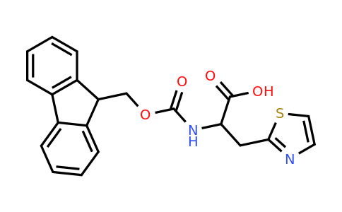 CAS 1379862-69-7 | 2-({[(9H-fluoren-9-yl)methoxy]carbonyl}amino)-3-(1,3-thiazol-2-yl)propanoic acid