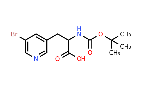CAS 1379873-10-5 | 3-(5-bromopyridin-3-yl)-2-{[(tert-butoxy)carbonyl]amino}propanoic acid