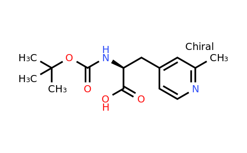 CAS 1379873-77-4 | (2S)-2-(tert-butoxycarbonylamino)-3-(2-methyl-4-pyridyl)propanoic acid
