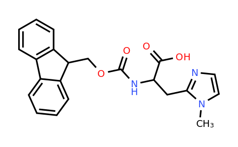 CAS 1379875-60-1 | 2-({[(9H-fluoren-9-yl)methoxy]carbonyl}amino)-3-(1-methyl-1H-imidazol-2-yl)propanoic acid