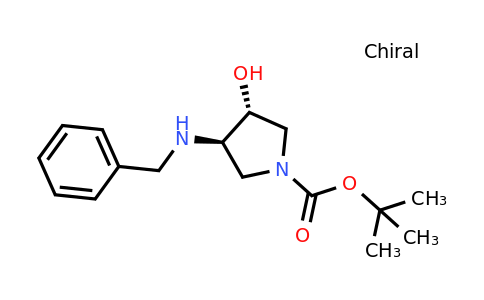 CAS 138026-89-8 | tert-butyl trans-3-(benzylamino)-4-hydroxypyrrolidine-1-carboxylate