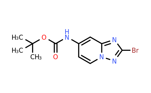 CAS 1380331-50-9 | tert-butyl N-{2-bromo-[1,2,4]triazolo[1,5-a]pyridin-7-yl}carbamate