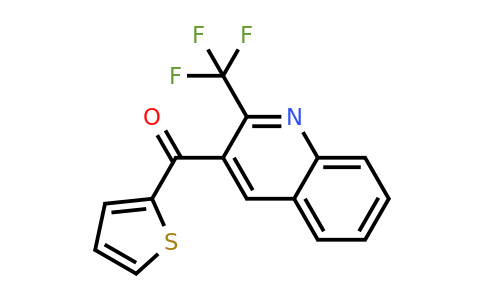 CAS 1380602-47-0 | Thiophen-2-yl(2-(trifluoromethyl)quinolin-3-yl)methanone