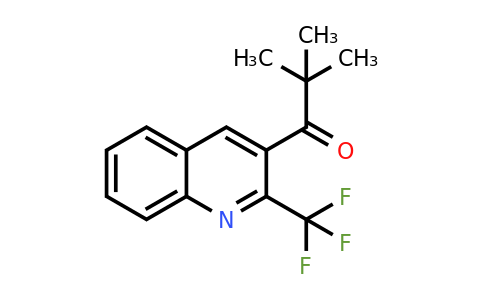 CAS 1380602-53-8 | 2,2-Dimethyl-1-(2-(trifluoromethyl)quinolin-3-yl)propan-1-one