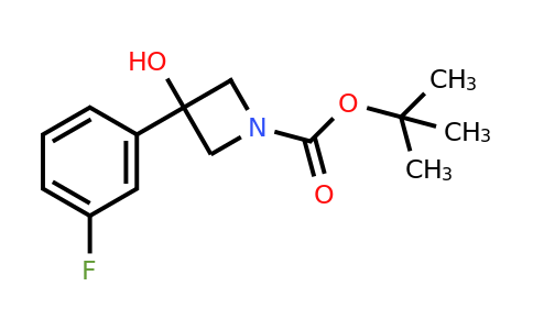 CAS 1380752-53-3 | tert-Butyl 3-(3-fluorophenyl)-3-hydroxyazetidine-1-carboxylate