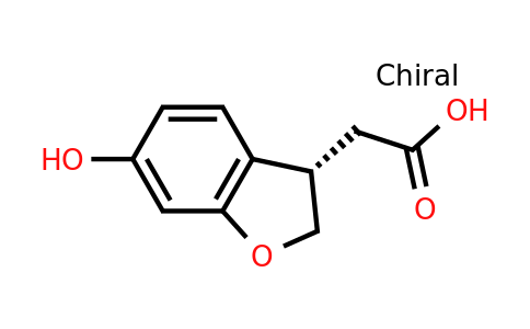 CAS 1380792-92-6 | 2-[(3S)-6-hydroxy-2,3-dihydro-1-benzofuran-3-yl]acetic acid