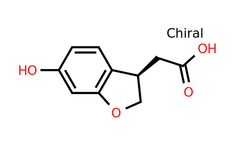 CAS 1380792-93-7 | 2-[(3R)-6-hydroxy-2,3-dihydro-1-benzofuran-3-yl]acetic acid