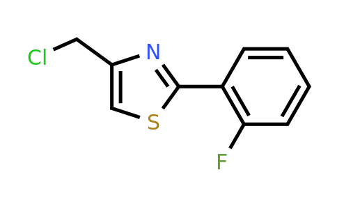 CAS 138128-84-4 | 4-(Chloromethyl)-2-(2-fluorophenyl)-1,3-thiazole