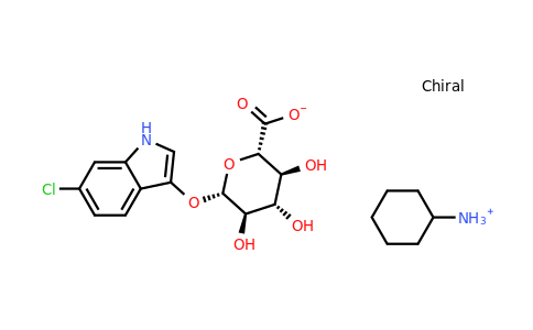 CAS 138182-20-4 | Cyclohexanaminium (2S,3S,4S,5R,6S)-6-((6-chloro-1H-indol-3-yl)oxy)-3,4,5-trihydroxytetrahydro-2H-pyran-2-carboxylate
