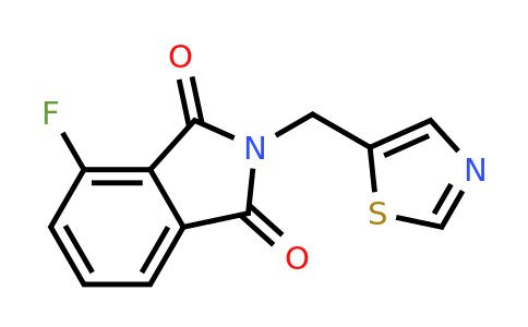 CAS 1381925-25-2 | 4-Fluoro-2-(thiazol-5-ylmethyl)isoindoline-1,3-dione
