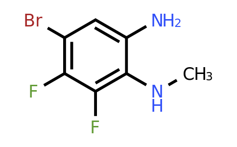CAS 1381944-38-2 | 4-Bromo-5,6-difluoro-1-N-methylbenzene-1,2-diamine
