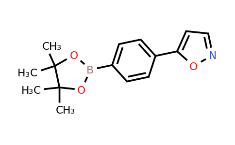 CAS 1381946-61-7 | 5-(4-(4,4,5,5-Tetramethyl-1,3,2-dioxaborolan-2-YL)phenyl)isoxazole