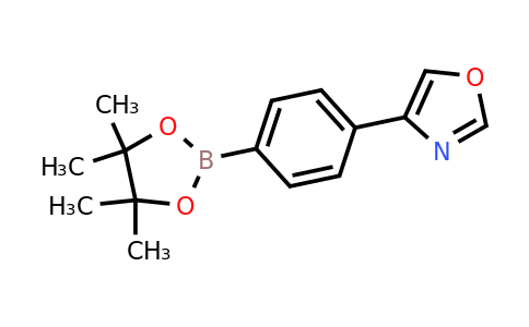 CAS 1381948-81-7 | 4-(4-(4,4,5,5-Tetramethyl-1,3,2-dioxaborolan-2-YL)phenyl)oxazole